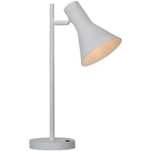 Byron Steel Desk Lamp with USB